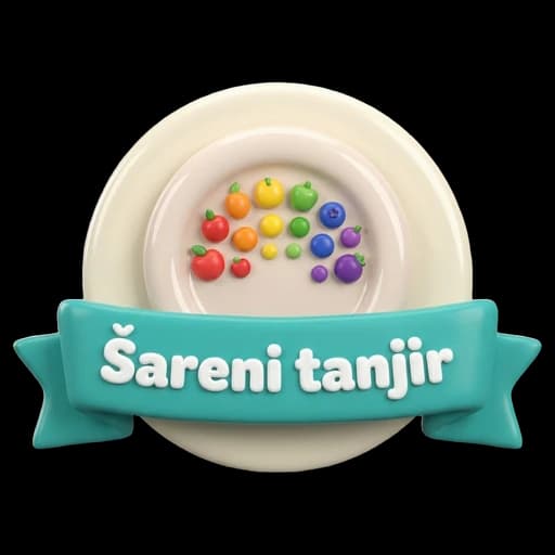 Šareni tanjir